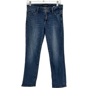 Lucky Brand Sweet Crop Jeans Womens‎ 6/28 Blue Stretch Denim Mid Rise
